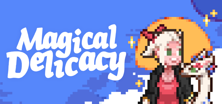 Magical Delicacy Game Cover Image with Flora.